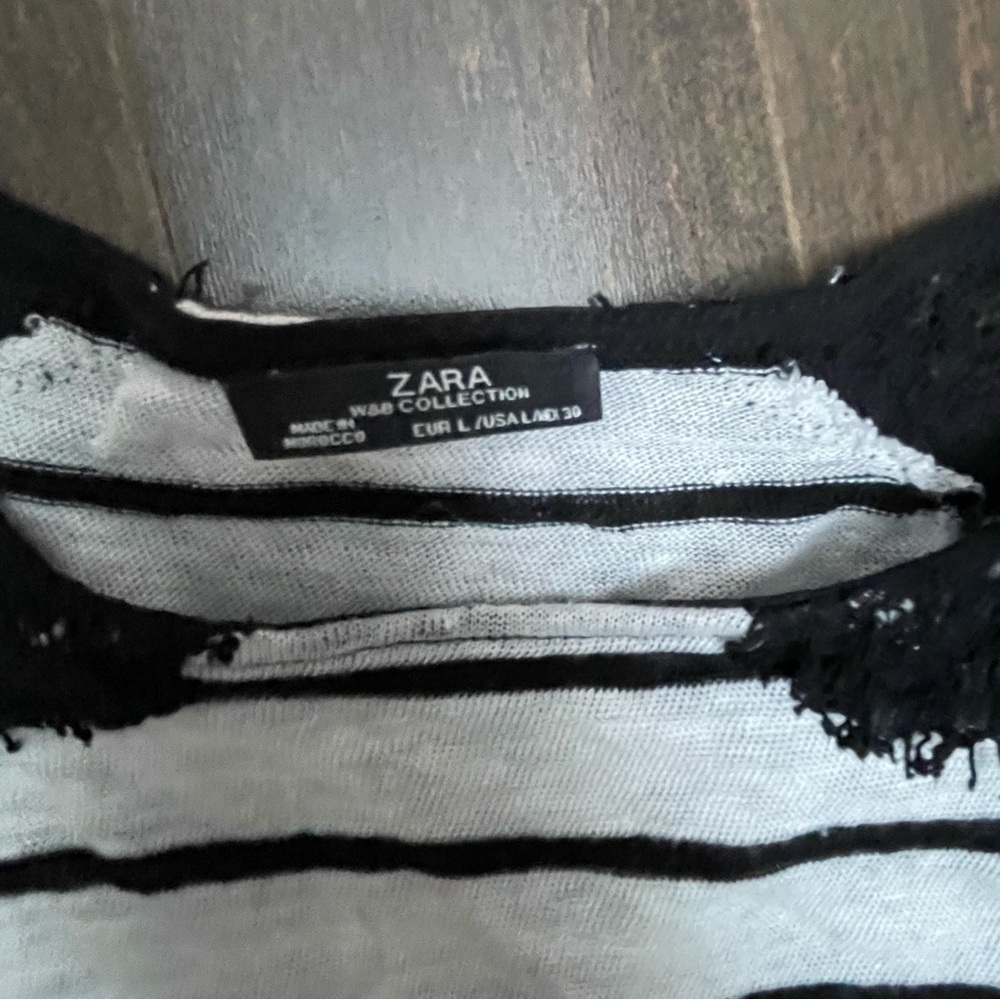 Zara Striped Sweater with Lace details - Picture 10 of 10